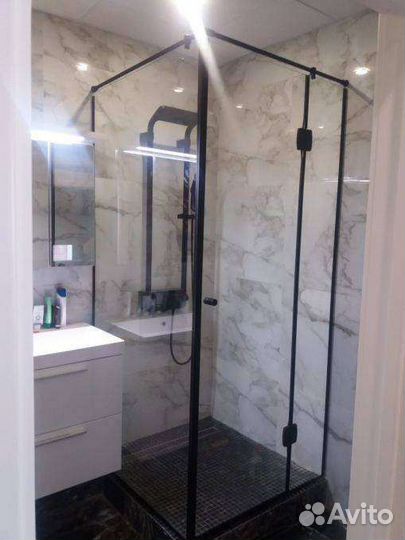 Установка душевых кабин