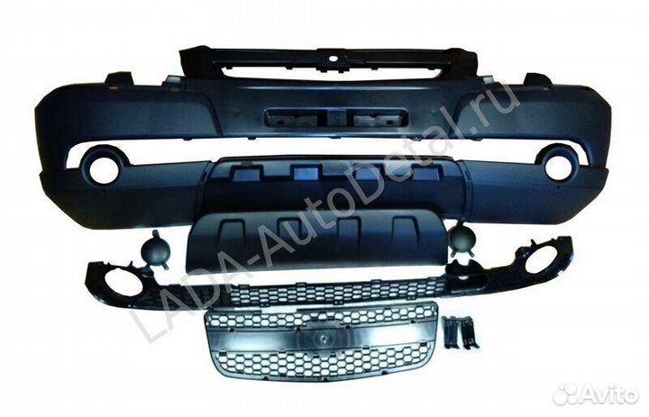 Бампер Нива Шевролет bertone