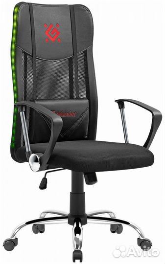 Кресло игровое Defender Totem с подсветкой, сетка