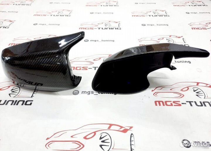 Крышки зеркал стиль BMW M6 F12 карбон (Дорест)