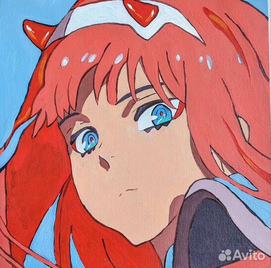 Картина акрилом на холсте