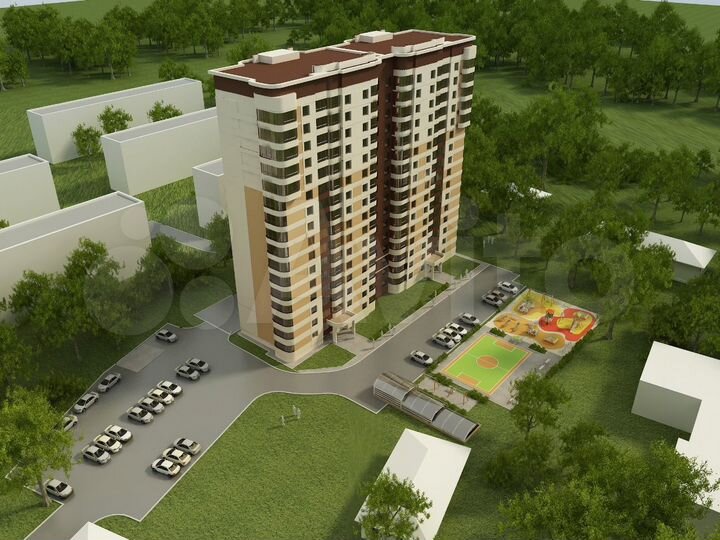 2-к. квартира, 67,3 м², 5/16 эт.