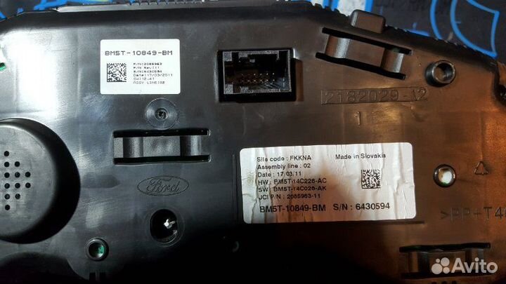 Панель приборов Ford Focus 3 1 2011