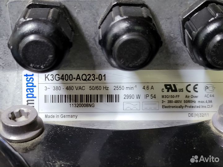 Вентилятор Ebmpapst K3G400-AQ23-01