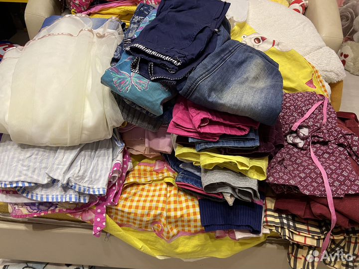 Детские вещи пакетом на девочку от 4-7лет