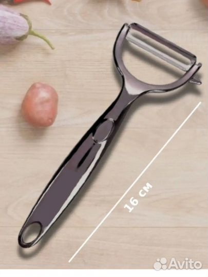 Овощечистка с поперечным лезвием