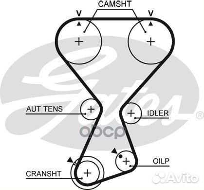 Ремень грм T313 Gates