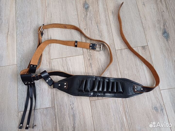 Патронташ кожа 12 калибр