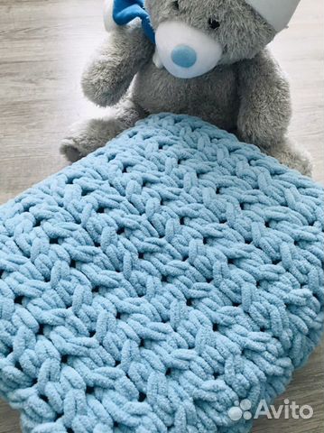Пледы детские вязаные ручная работа