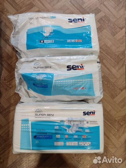 Подгузники для взрослых Seni Super Seni