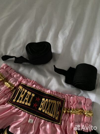 Бинты боксерские Everlast 275см, капа Outshock