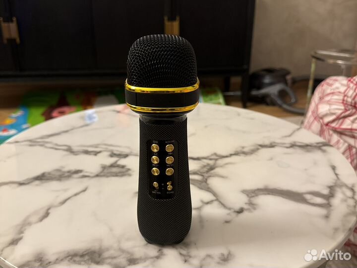 Микрофон с колонкой и блютузом