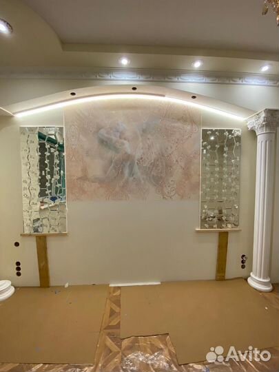 Зеркальное панно настенное с доставкой