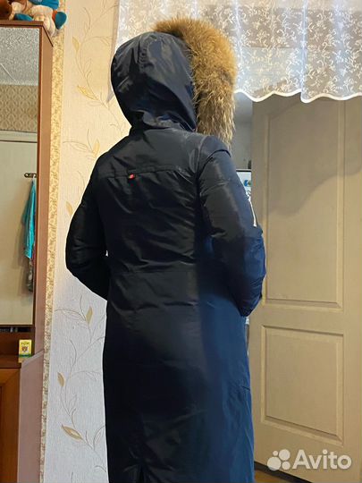 Парка женская с натуральным мехом 42 44