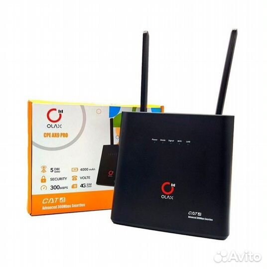 4G WiFi роутер ax9pro imei TTL Аккумулятор