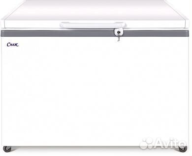 Морозильник с глухой крышкой млк-350