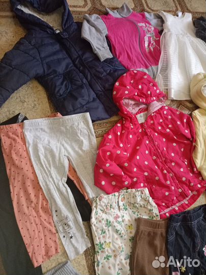 Огромный пакет вещей на девочку 80-86