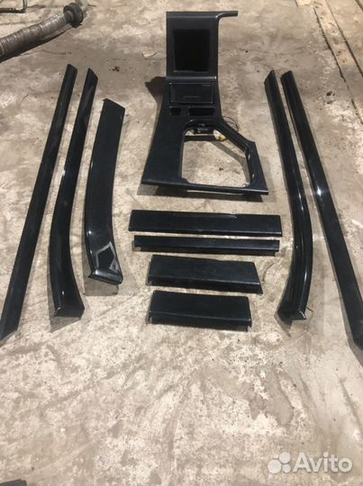 Молдинги BMW E39 тёмные