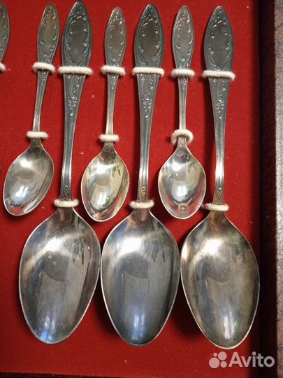 Набор столовых приборов мельхиор СССР