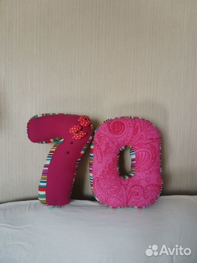 Реквизит для фото цифры текстильные