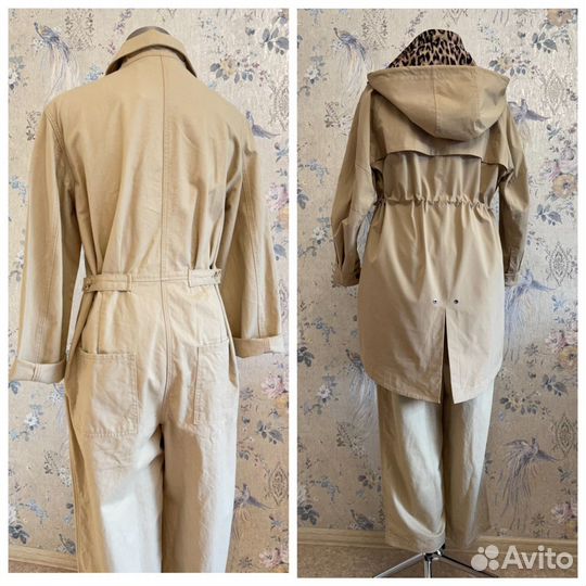 Новый стильный джинсовый комбинезон