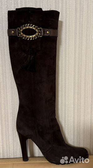 Сапоги женские замшевые twice