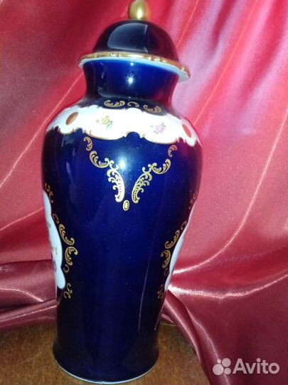 Ваза с крышкой Валлендорф СССР