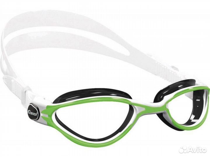 Очки для плаванья Thunder Green White/white