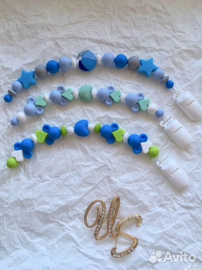 Силиконовый держатель для пустышки Грызунок