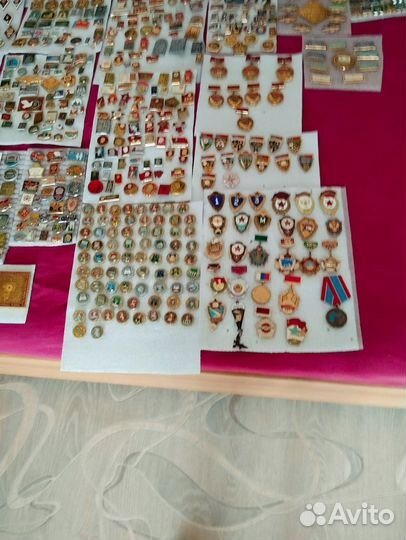 Значки и медали СССР