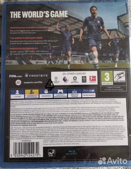 Fifa 23 ps4 диск на русском