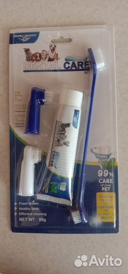 Зубная паста и щетки для собак