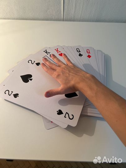 Большие игральные карты (формат А4)