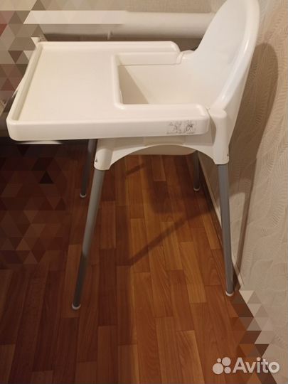 Детский стул и стол для кормления IKEA