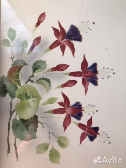 Поднос старинный. Антикварный. 38смх23.5см