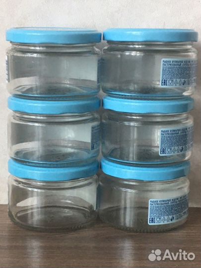 Банки стеклянные 180 грамм