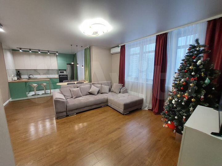 3-к. квартира, 71,6 м², 10/17 эт.