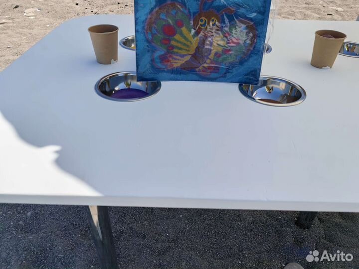 Цветной песок для творчества