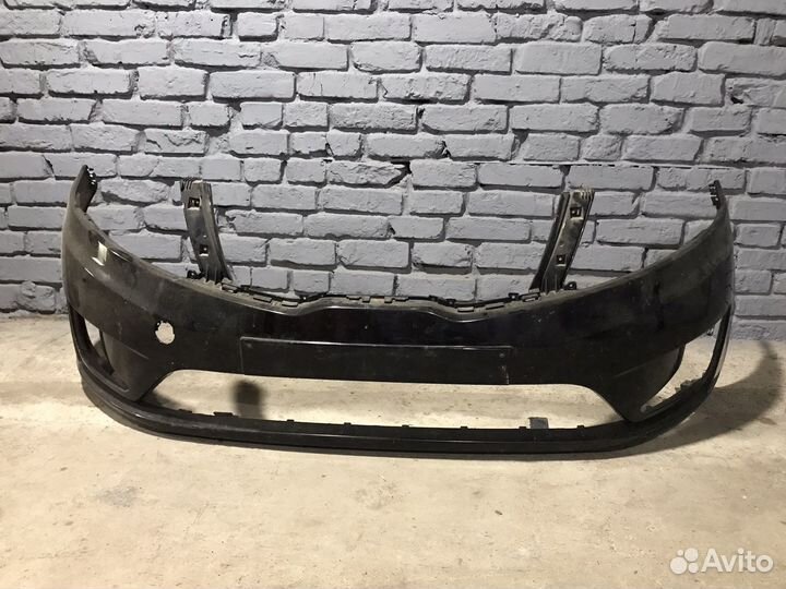 Бампер на киа рио