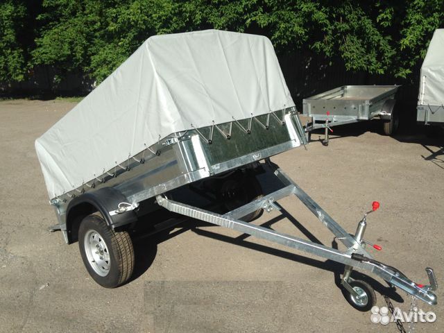 Прицеп легковой Viking (2050#1300) с тентом 1000мм