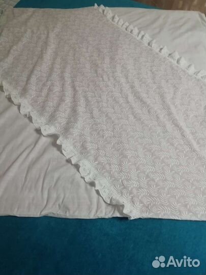 Детское ватное одеяло и подушечка