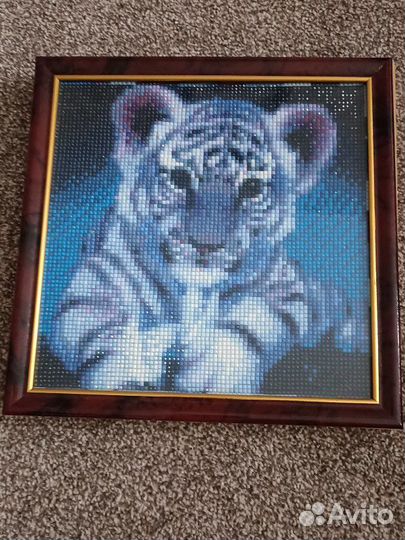 Алмазная мозаика готовая работа