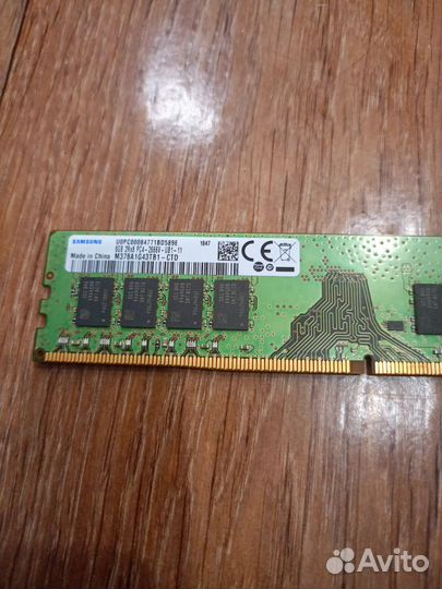 Оперативная память ddr4 8gb samsung