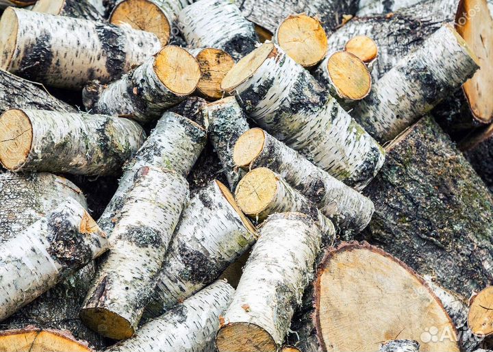 Дрова березовые колотые