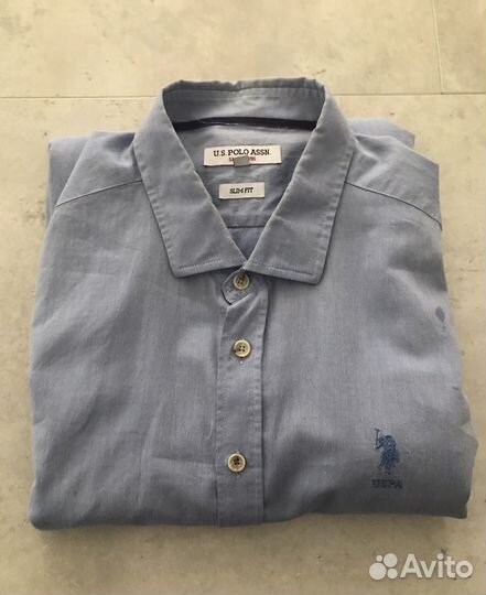 Рубашка мужская polo uspa хлопок