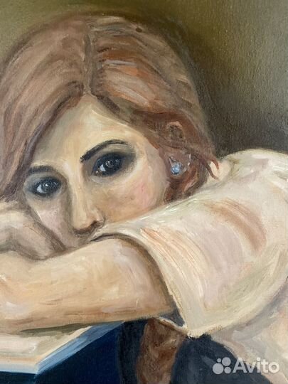 Картина маслом на холсте большая 80*100