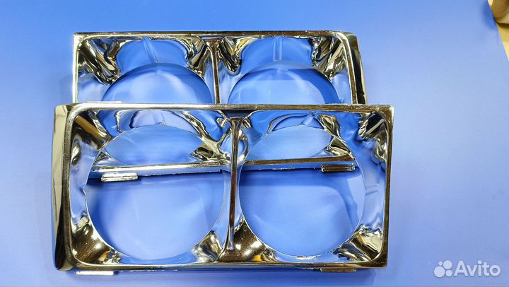 Облицовка фар ваз 2106 хром