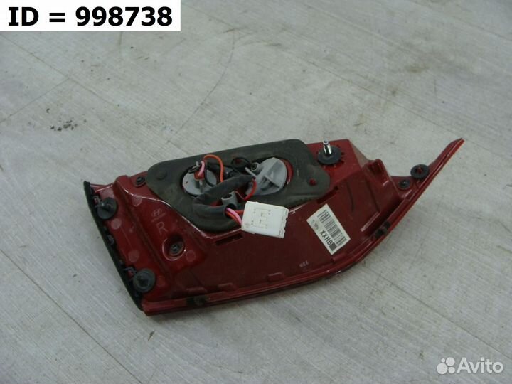 Фонарь задний правый внутренний Hyundai Solaris