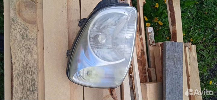 Фары на hyundai santa fe classic