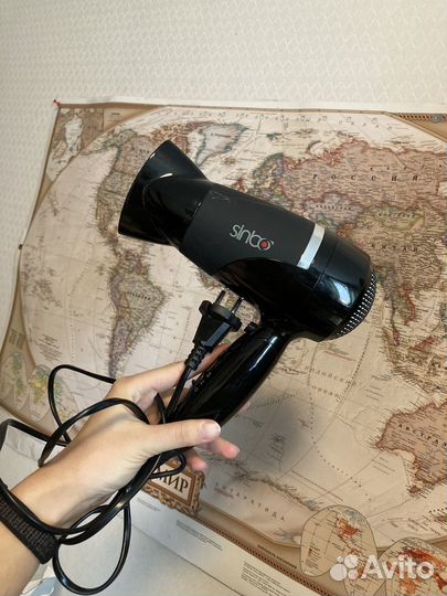 Дорожный фен складной и легкий sinbo